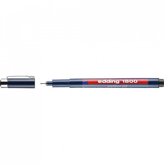 Капиллярная ручка-фломастер для черчения EDDING E-1800-0.5#1 2124024